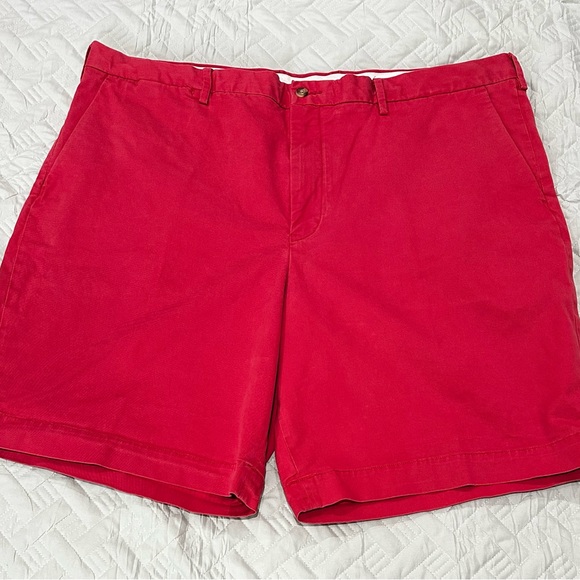 Polo Ralph Lauren Other - Polo Ralph Lauren Men’s Red Chino Shorts Size 42 Classic Fit Casual Cotton